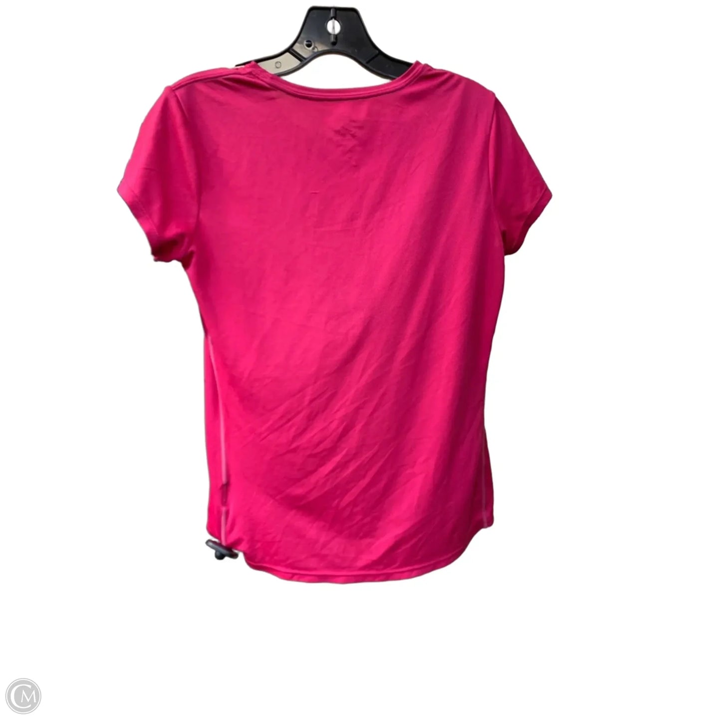 Athletic Top Short Sleeve By Nike In Pink, Size: M