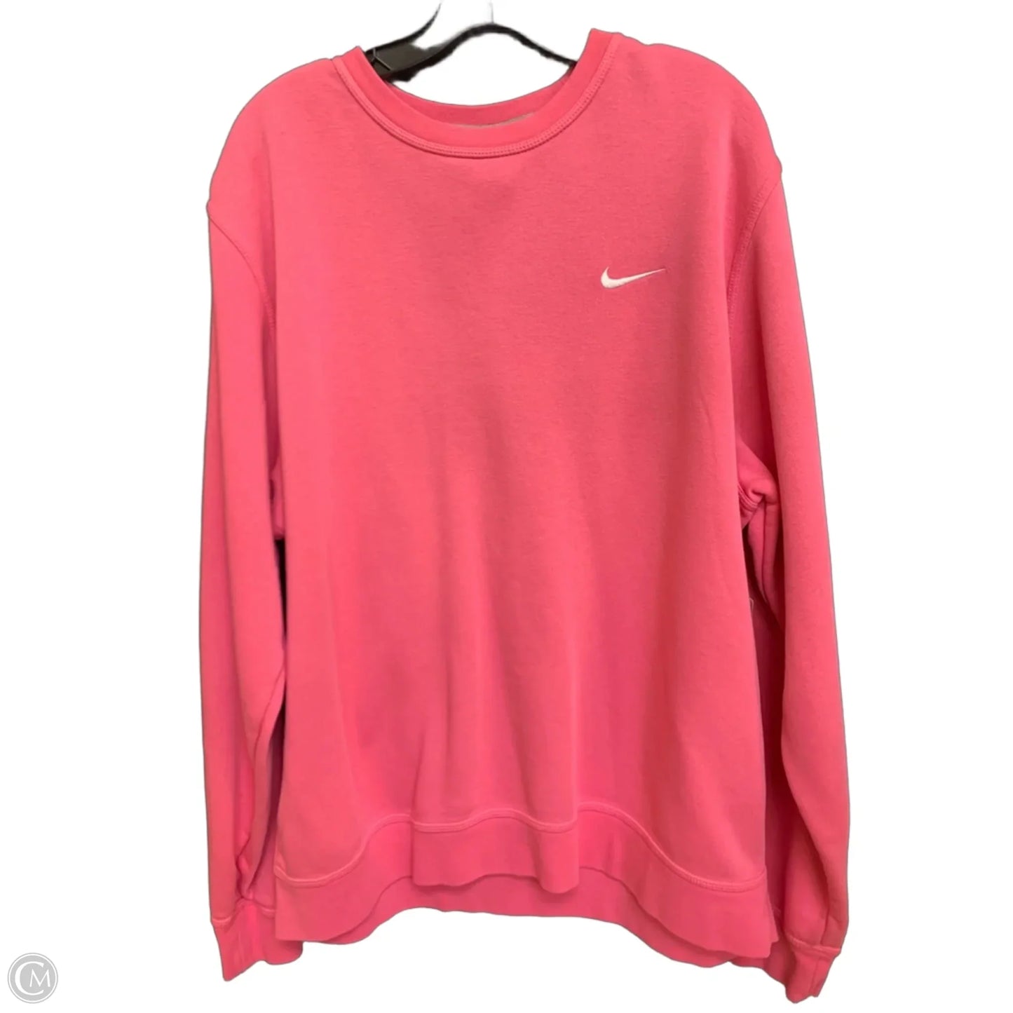 Athletic Sweatshirt Crewneck By Nike In Pink, Size: Xxl