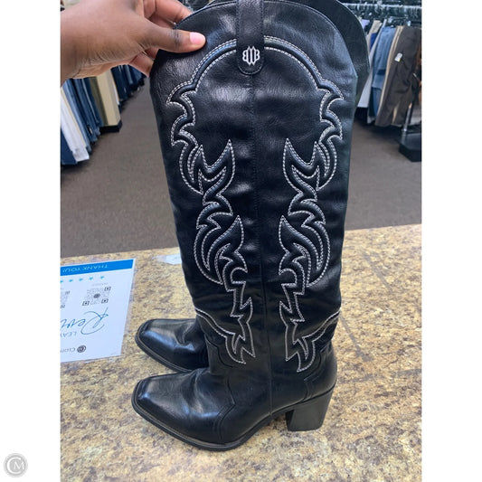 Boots Western By Clothes Mentor In Black, Size: 10