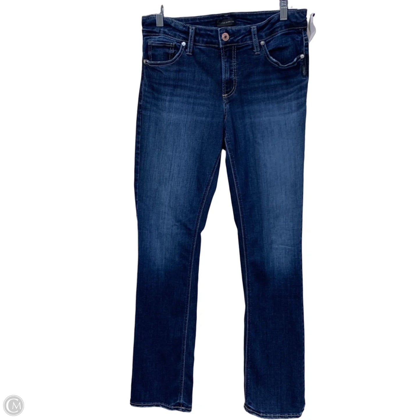 Jeans Boot Cut By Cmf In Blue Denim, Size: L