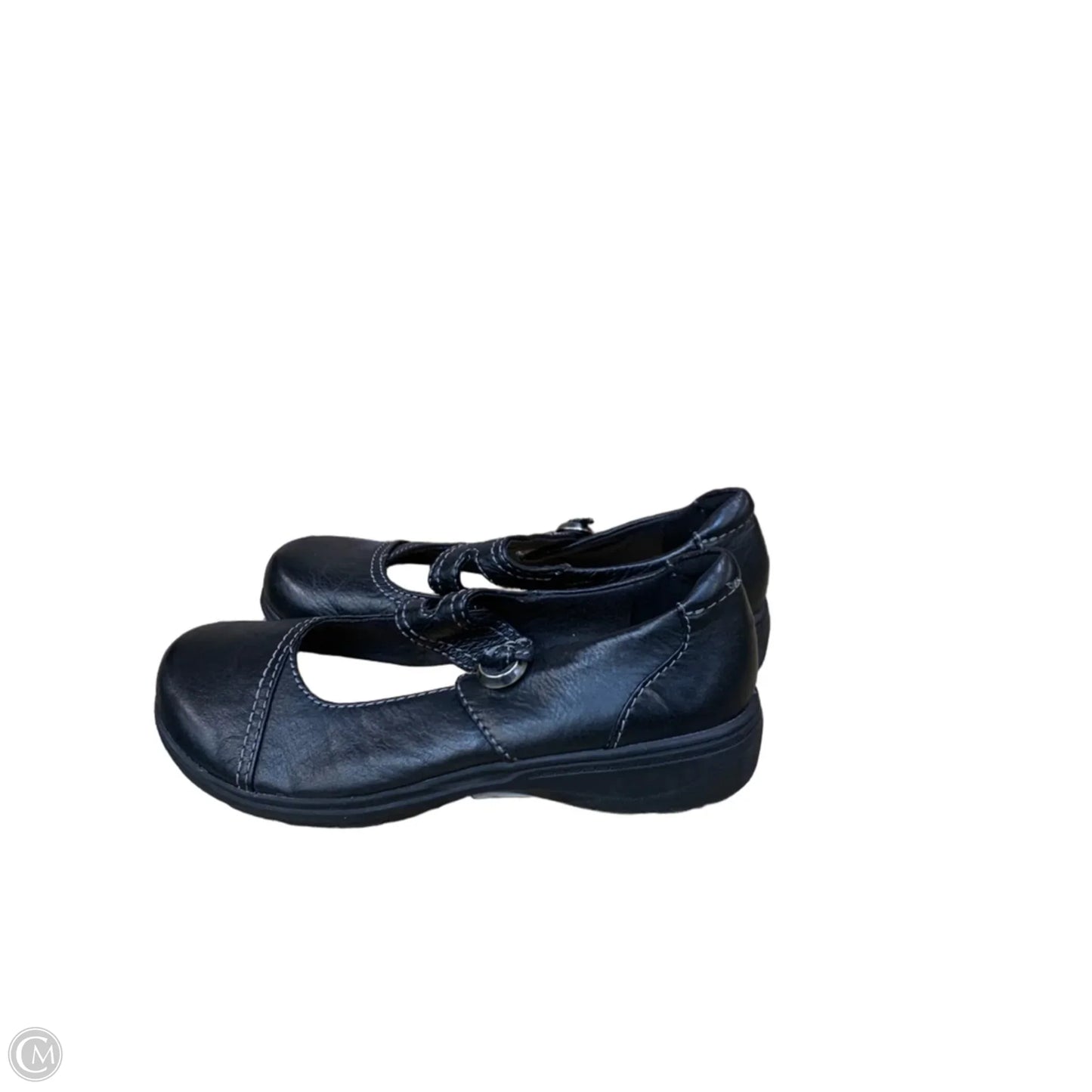 Shoes Flats By Clarks In Black, Size: 7