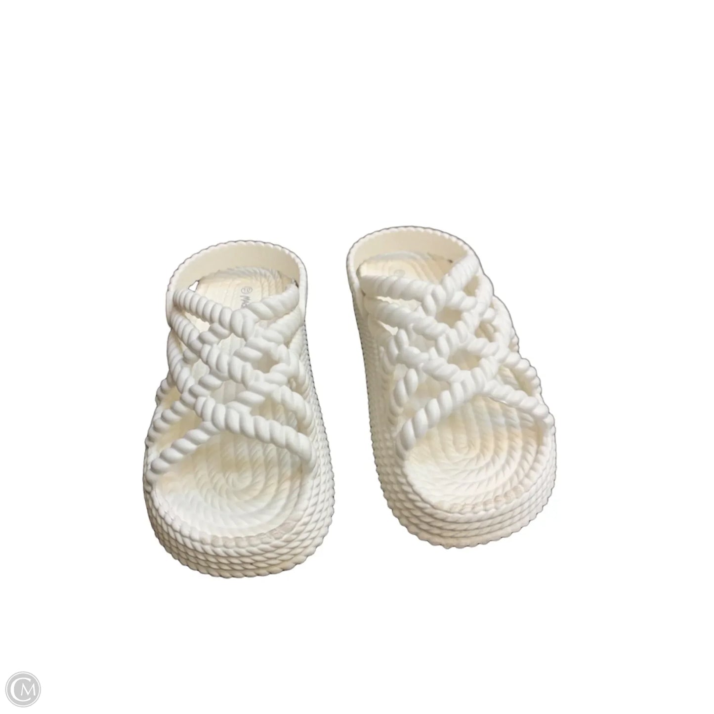 Sandals Flats By Cmf In White, Size: 10