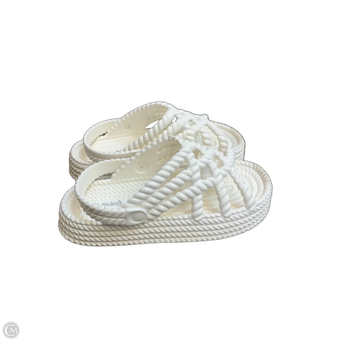 Sandals Flats By Cmf In White, Size: 10