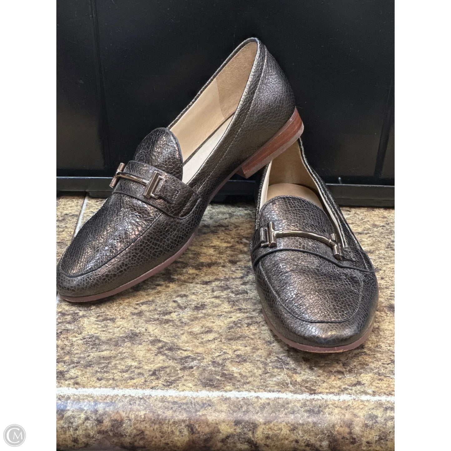 Shoes Flats By Enzo Angiolini In Bronze, Size: 6.5