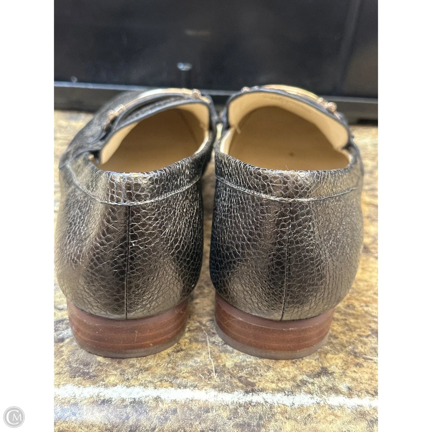 Shoes Flats By Enzo Angiolini In Bronze, Size: 6.5