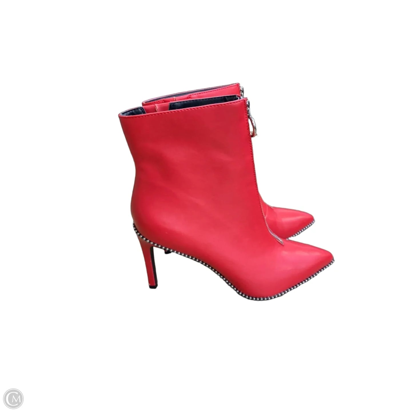 Boots Ankle Heels By Bar Iii In Red, Size: 8.5