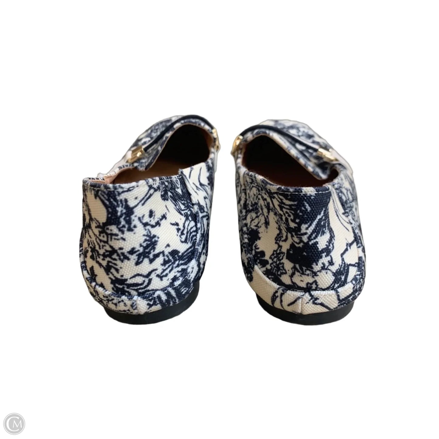Shoes Flats By Cmf In Black & Cream, Size: 9.5