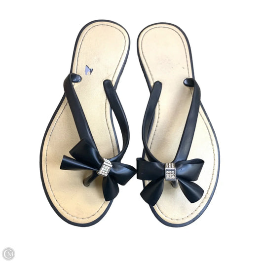 Sandals Flip Flops By Cmf In Black, Size: 10
