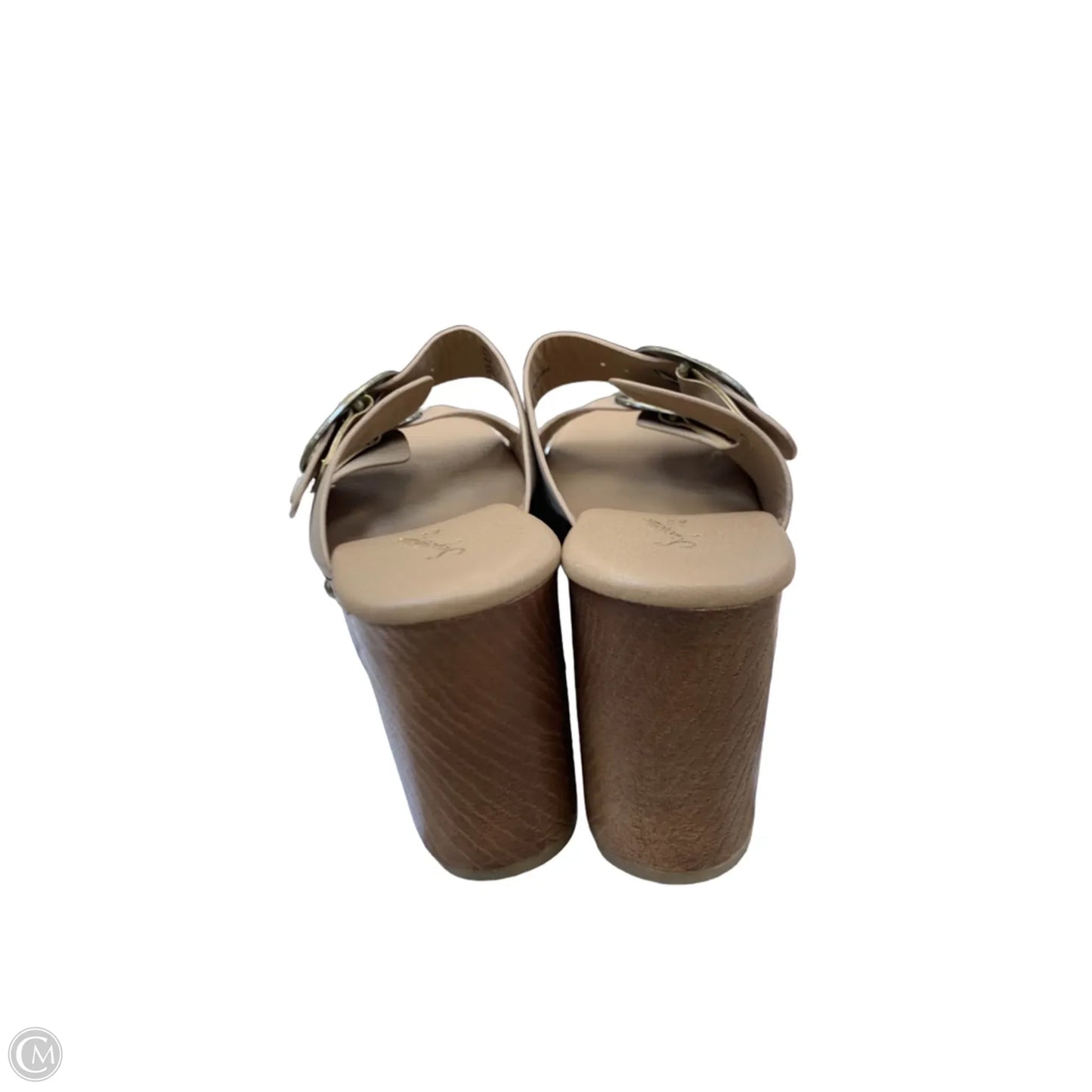 Sandals Heels Wedge By Seychelles In Tan, Size: 7.5