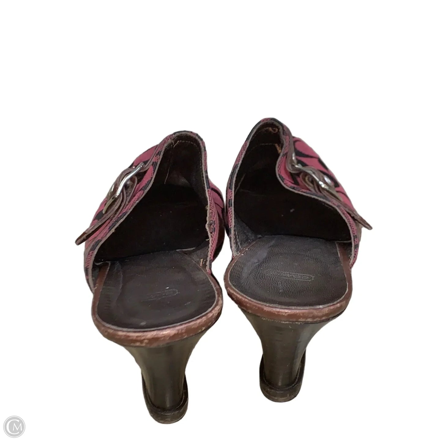 Shoes Designer By Coach In Maroon, Size: 8.5