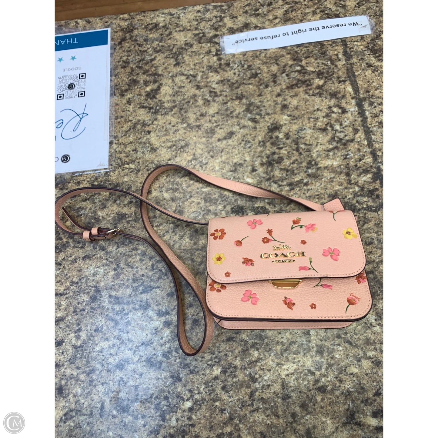 Handbag Designer By Coach, Size: Small