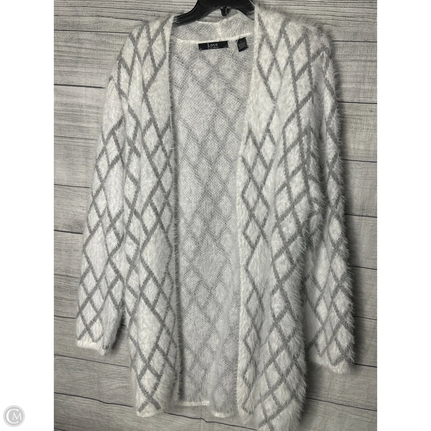 Cardigan By Cmf In Grey & White, Size: L