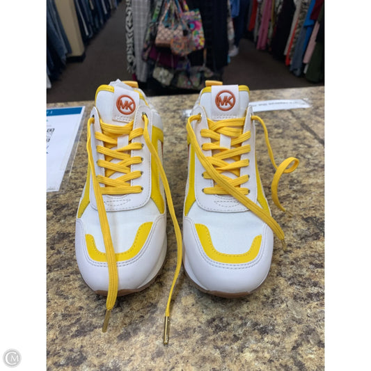 Shoes Athletic By Michael By Michael Kors In Yellow, Size: 7