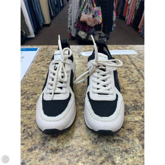 Shoes Athletic By Michael By Michael Kors In Black & Cream, Size: 7