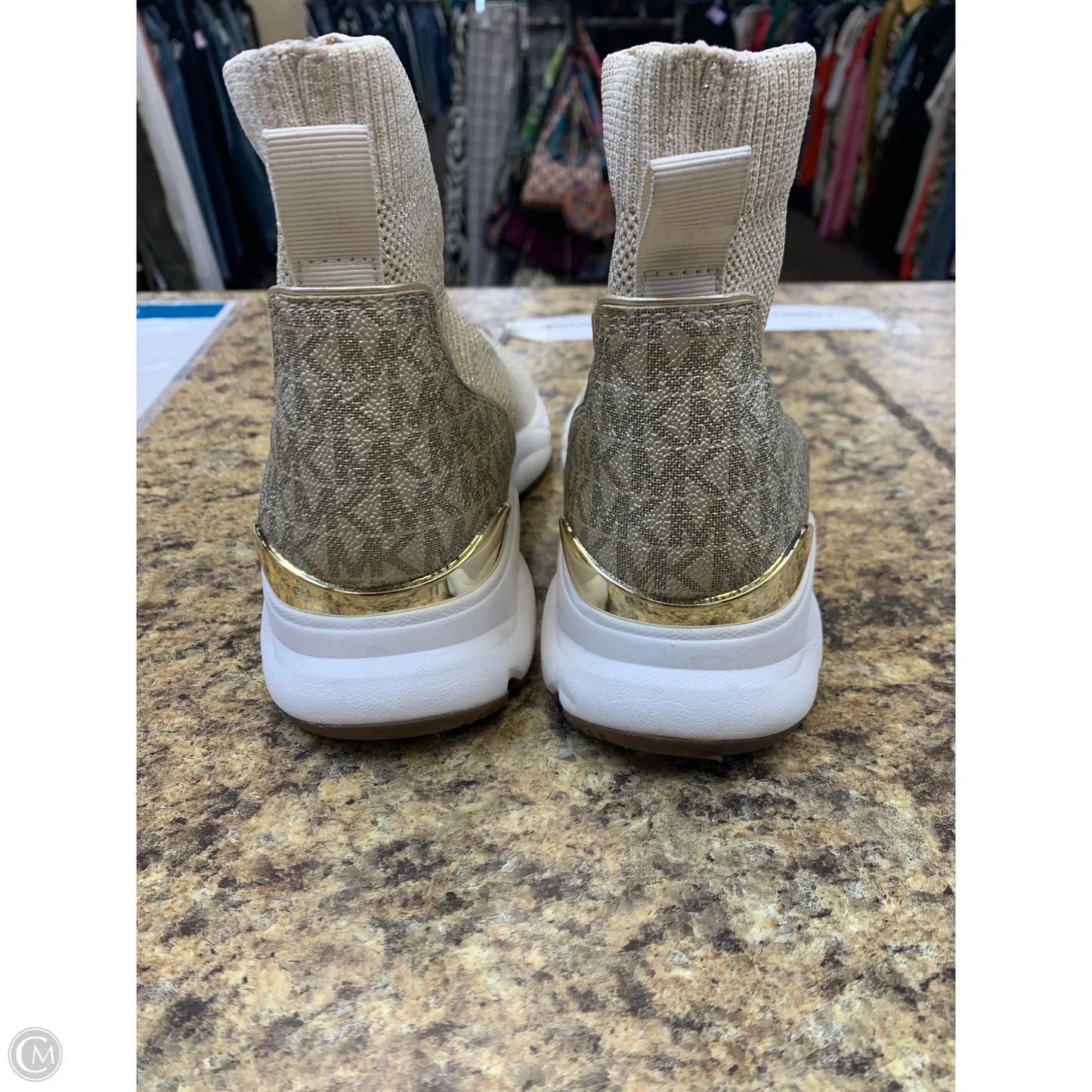 Shoes Athletic By Michael By Michael Kors In Gold, Size: 7