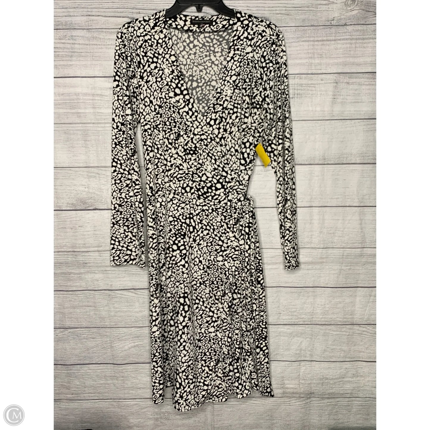 Dress Casual Midi By Banana Republic In Animal Print, Size: L