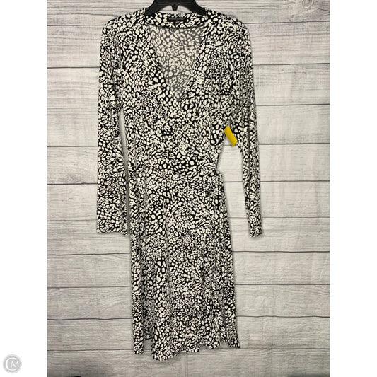 Dress Casual Midi By Banana Republic In Animal Print, Size: L