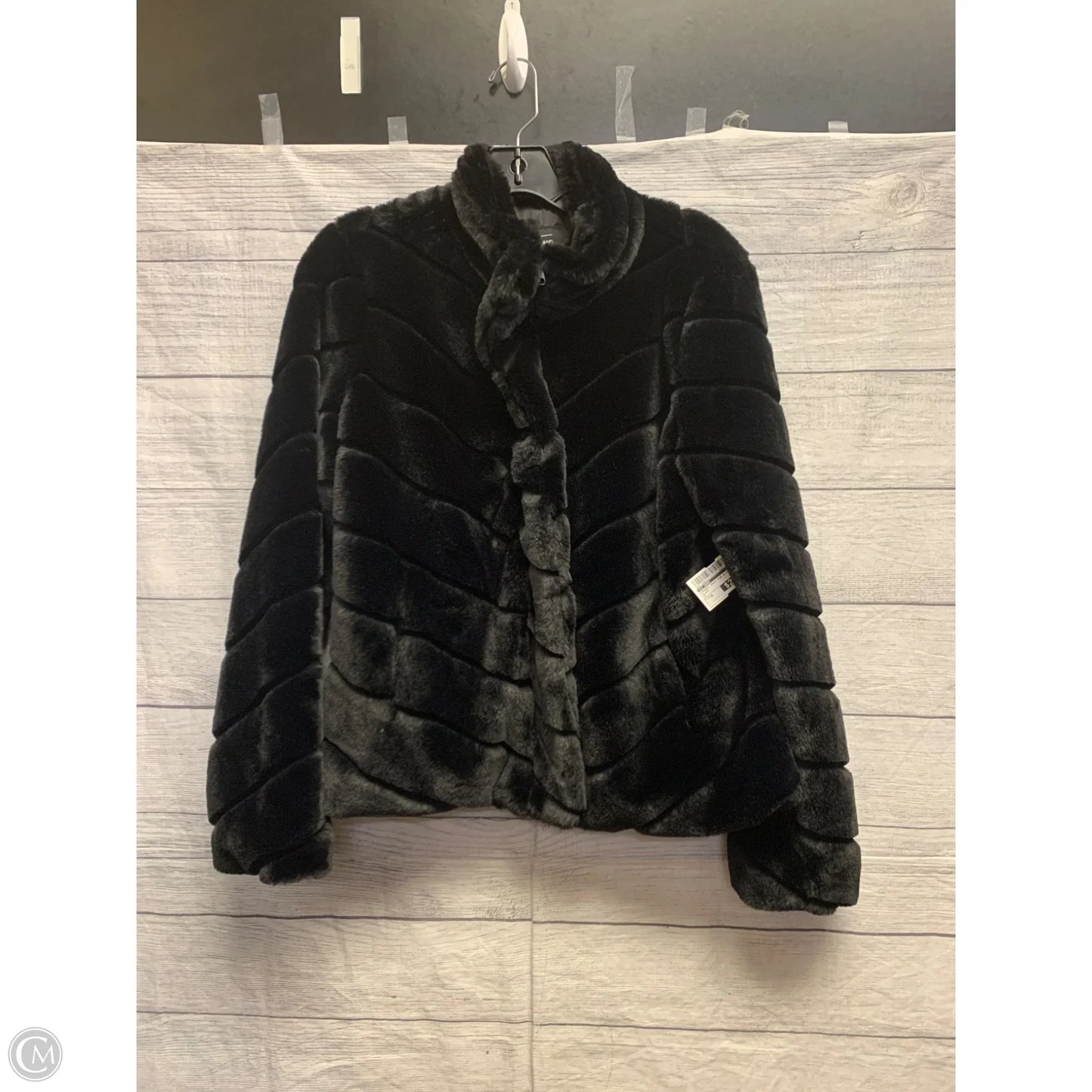 Jacket Faux Fur & Sherpa By Ci Sono In Black, Size: M