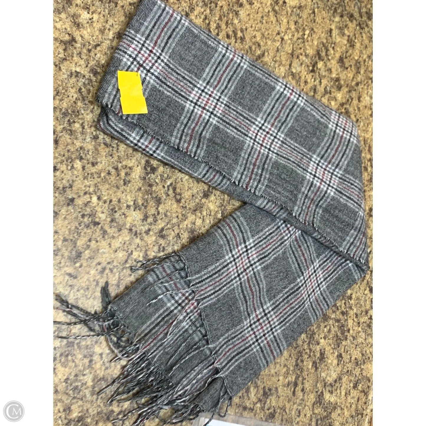Scarf Winter By Cmf In Plaid Pattern
