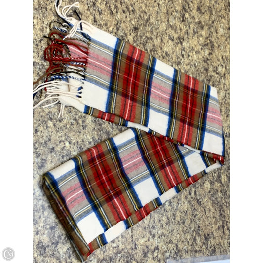 Scarf Winter By Cmf In Plaid Pattern