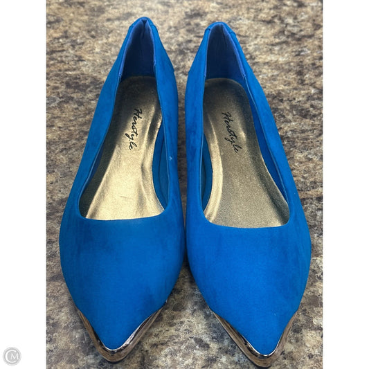 Shoes Flats By Herstyle In Blue, Size: 7.5