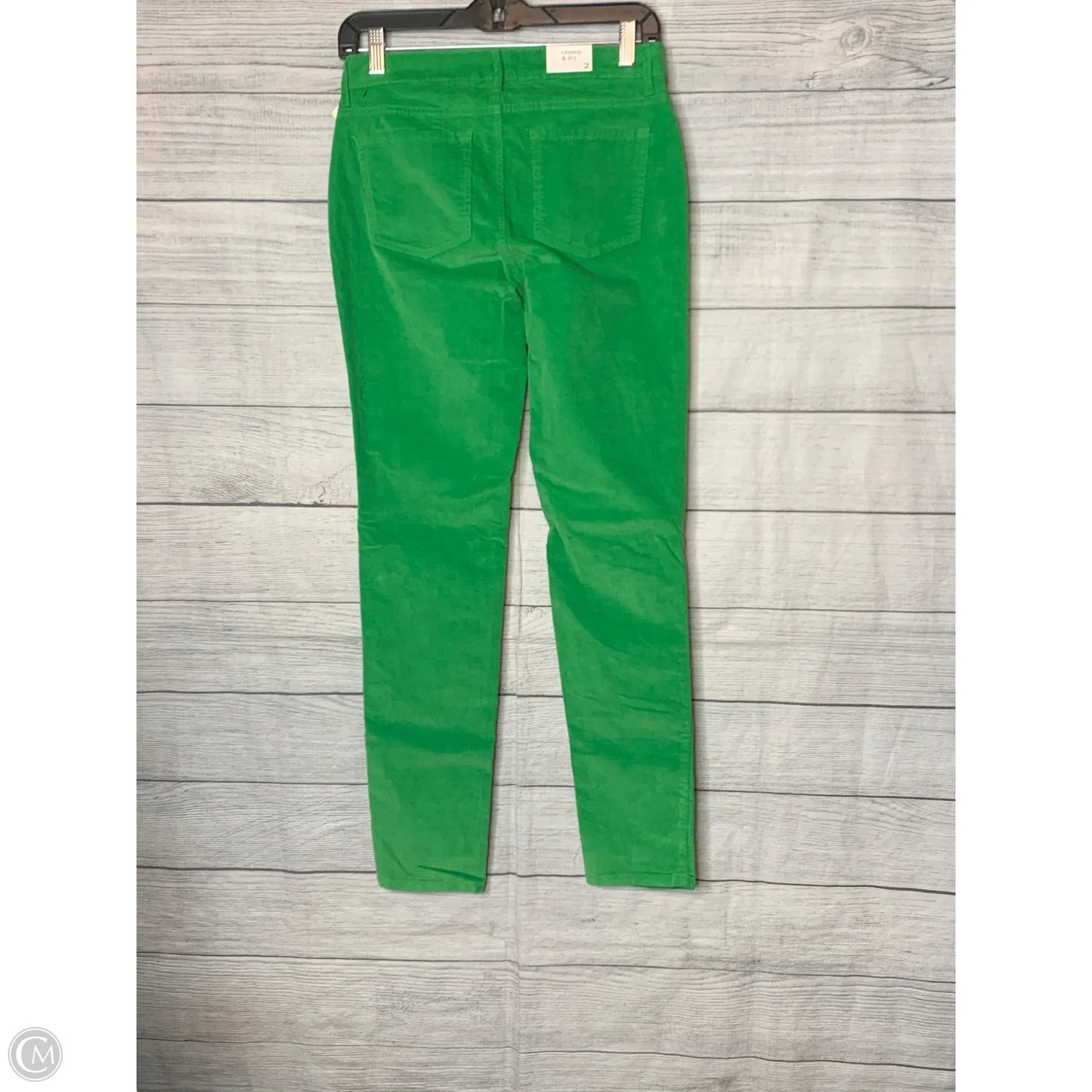 Pants Corduroy By Crown And Ivy In Green, Size: 2
