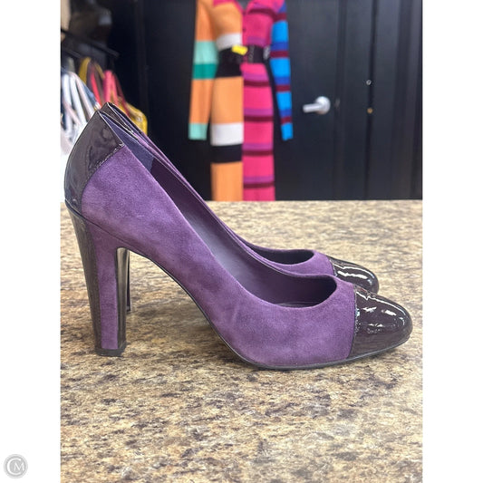 Shoes Heels Block By Lauren By Ralph Lauren In Purple, Size: 10