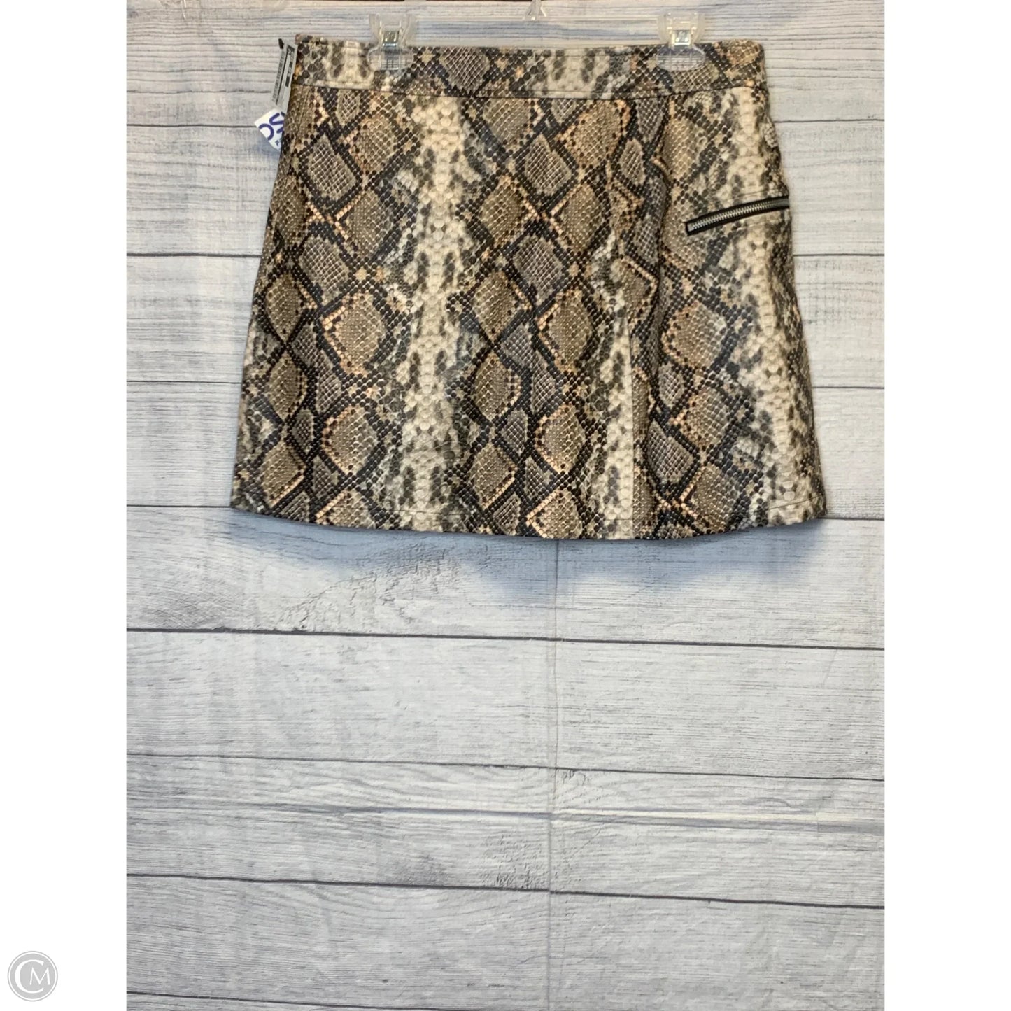 Skirt Midi By Cmf In Snakeskin Print, Size: L