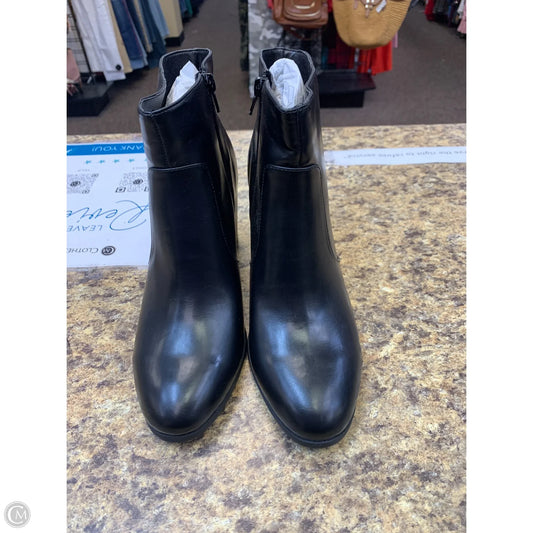 Boots Ankle Heels By Style And Company In Black, Size: 10