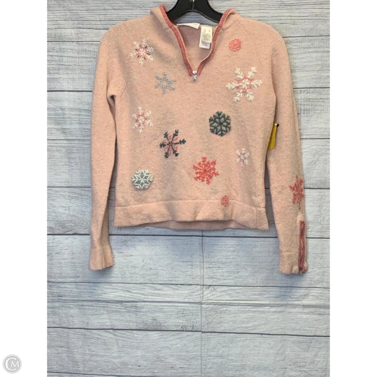 Sweater By Liz Claiborne In Pink, Size: S