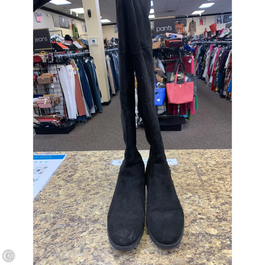 Boots Knee Flats By Style And Company In Black, Size: 9.5