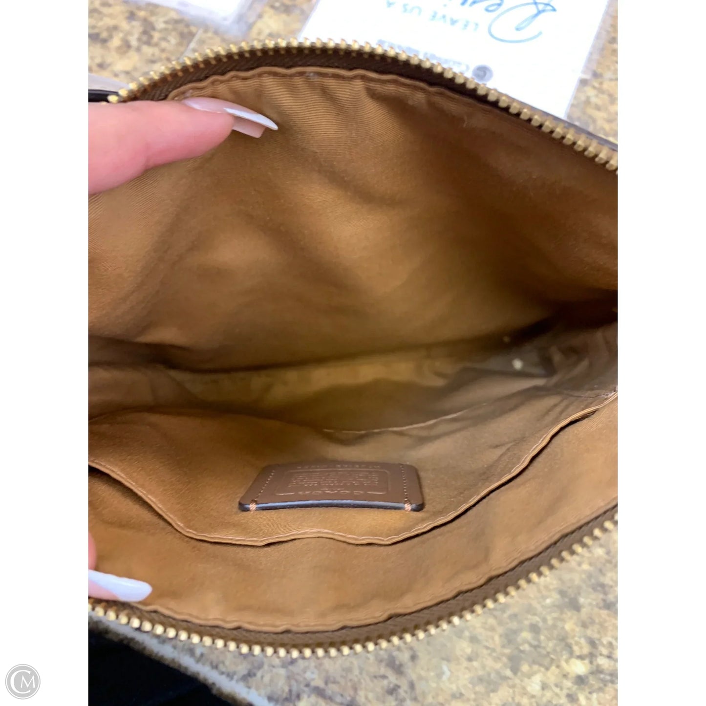 Crossbody Designer By Coach, Size: Medium