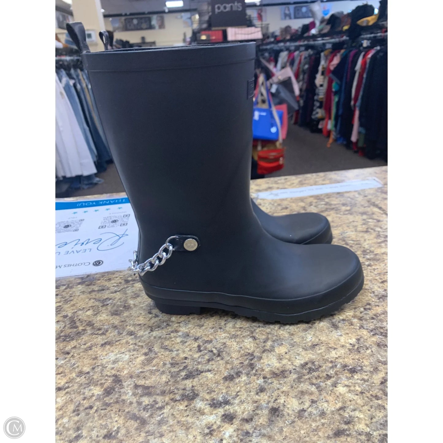 Boots Rain By Juicy Couture In Black, Size: 7