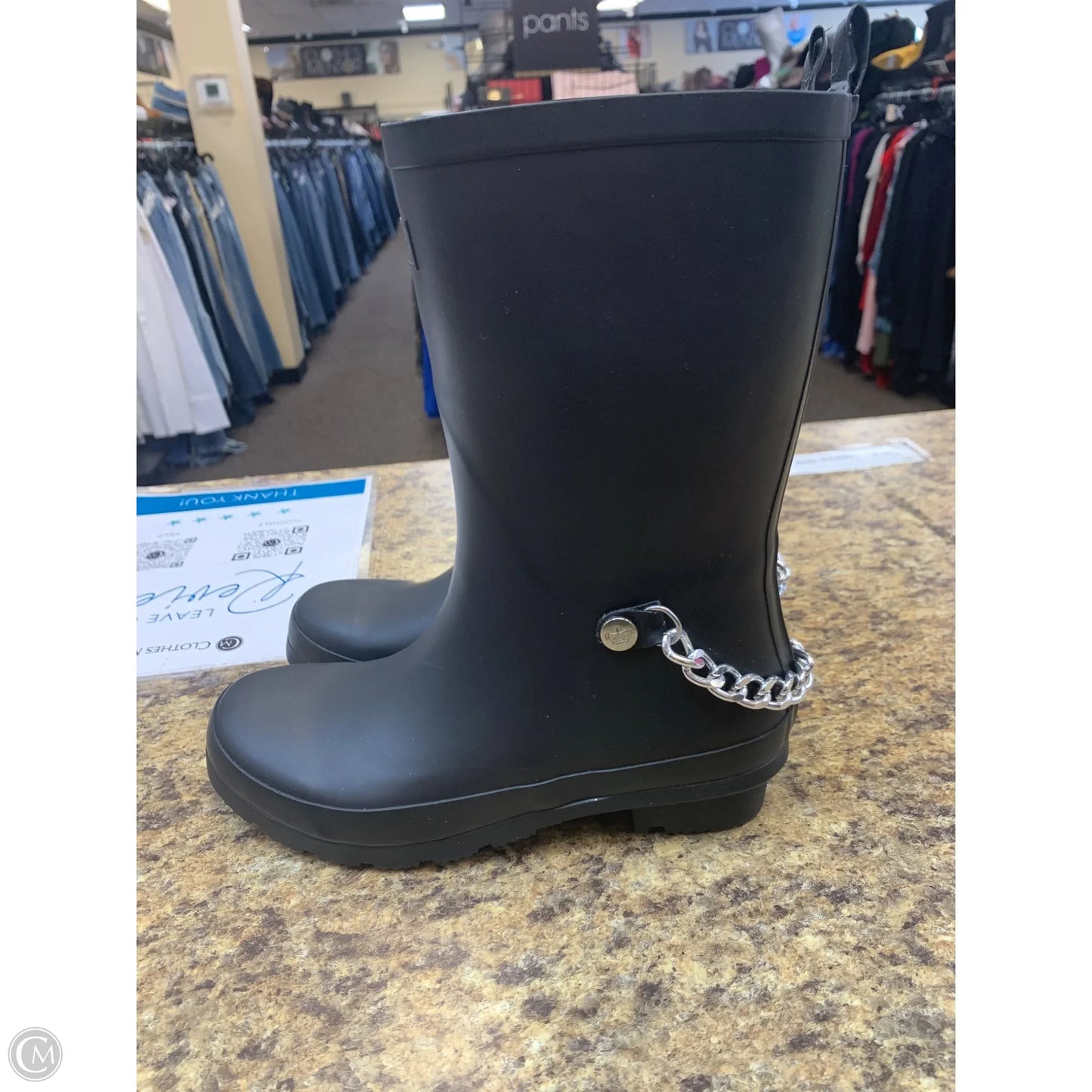 Boots Rain By Juicy Couture In Black, Size: 7