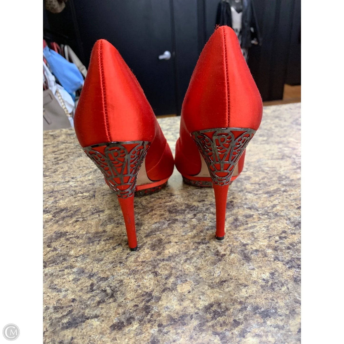 Shoes Heels Platform By Bcbgmaxazria In Red, Size: 9