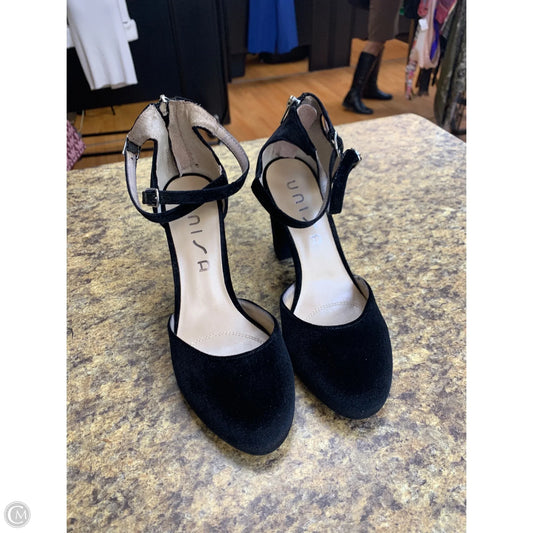 Shoes Heels Block By Unisa In Black, Size: 7.5