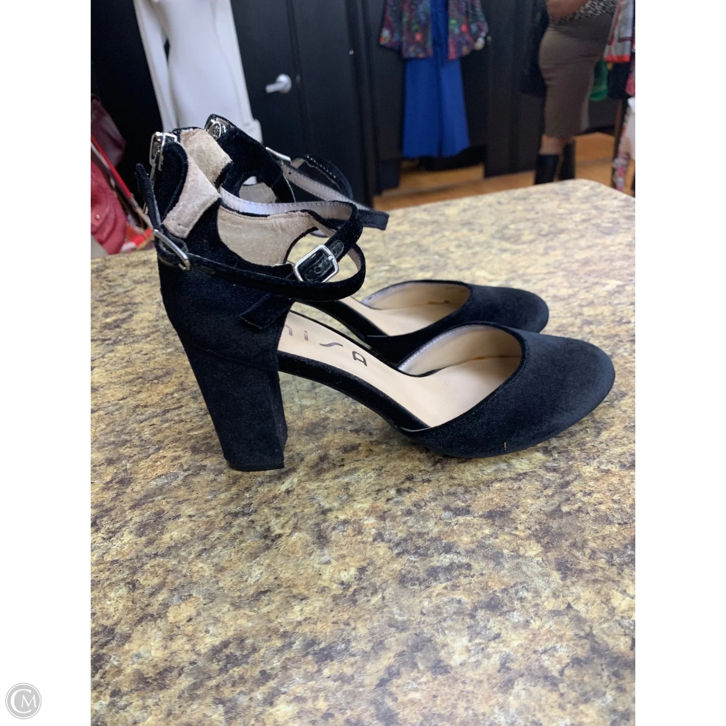 Shoes Heels Block By Unisa In Black, Size: 7.5