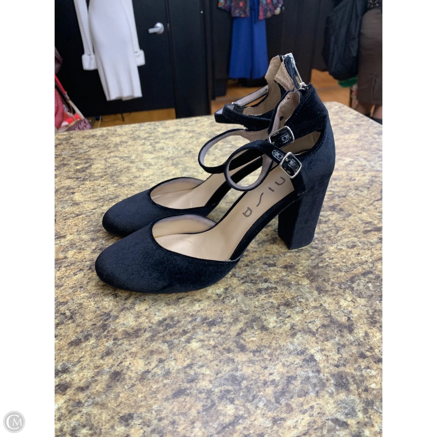 Shoes Heels Block By Unisa In Black, Size: 7.5