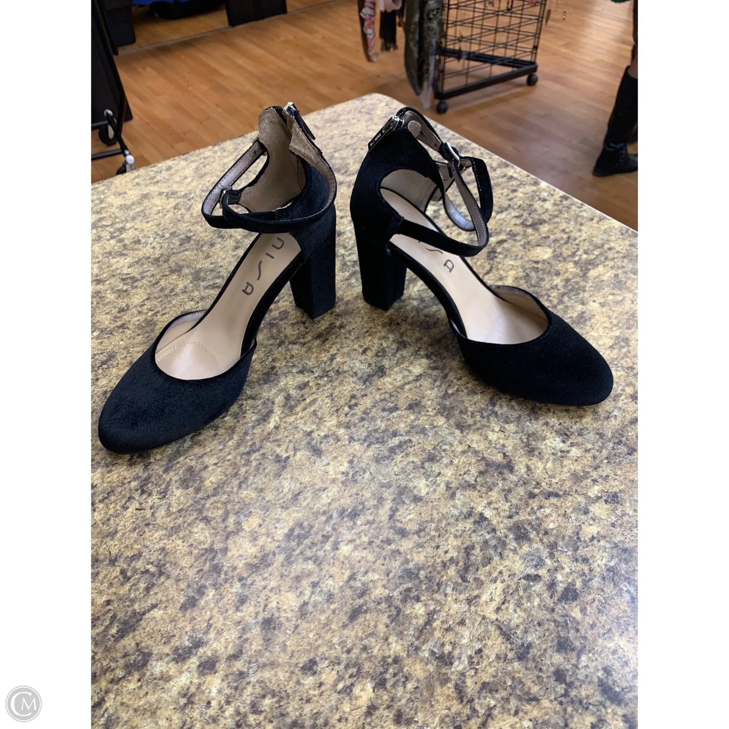 Shoes Heels Block By Unisa In Black, Size: 7.5