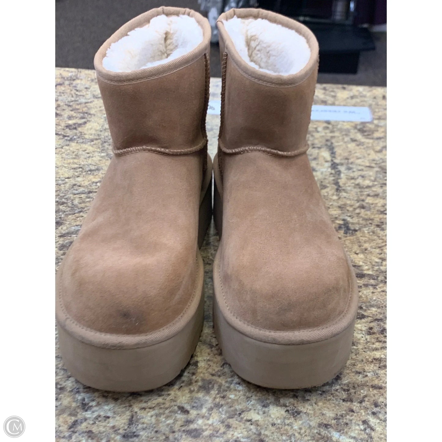 Boots Designer By Ugg In Tan, Size: 11