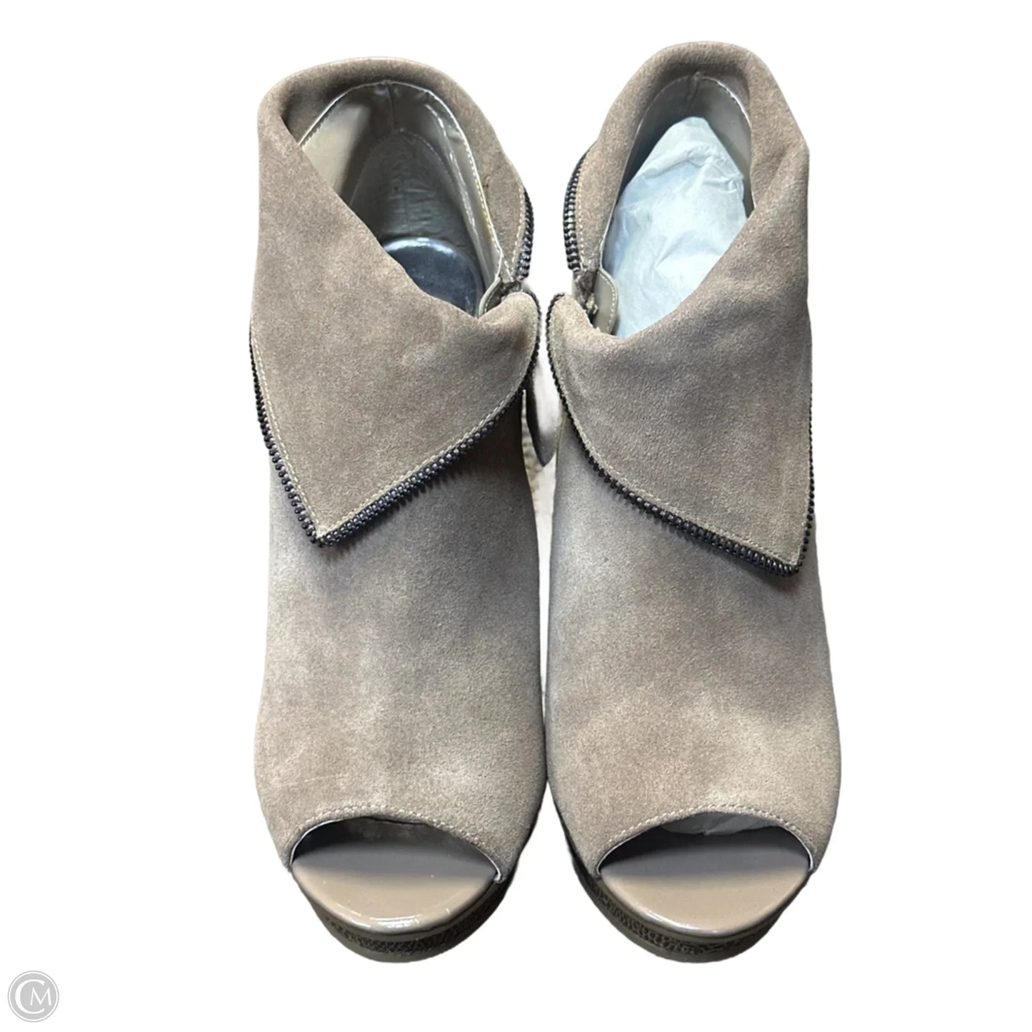 Shoes Heels Platform By Steve Madden In Taupe, Size: 11