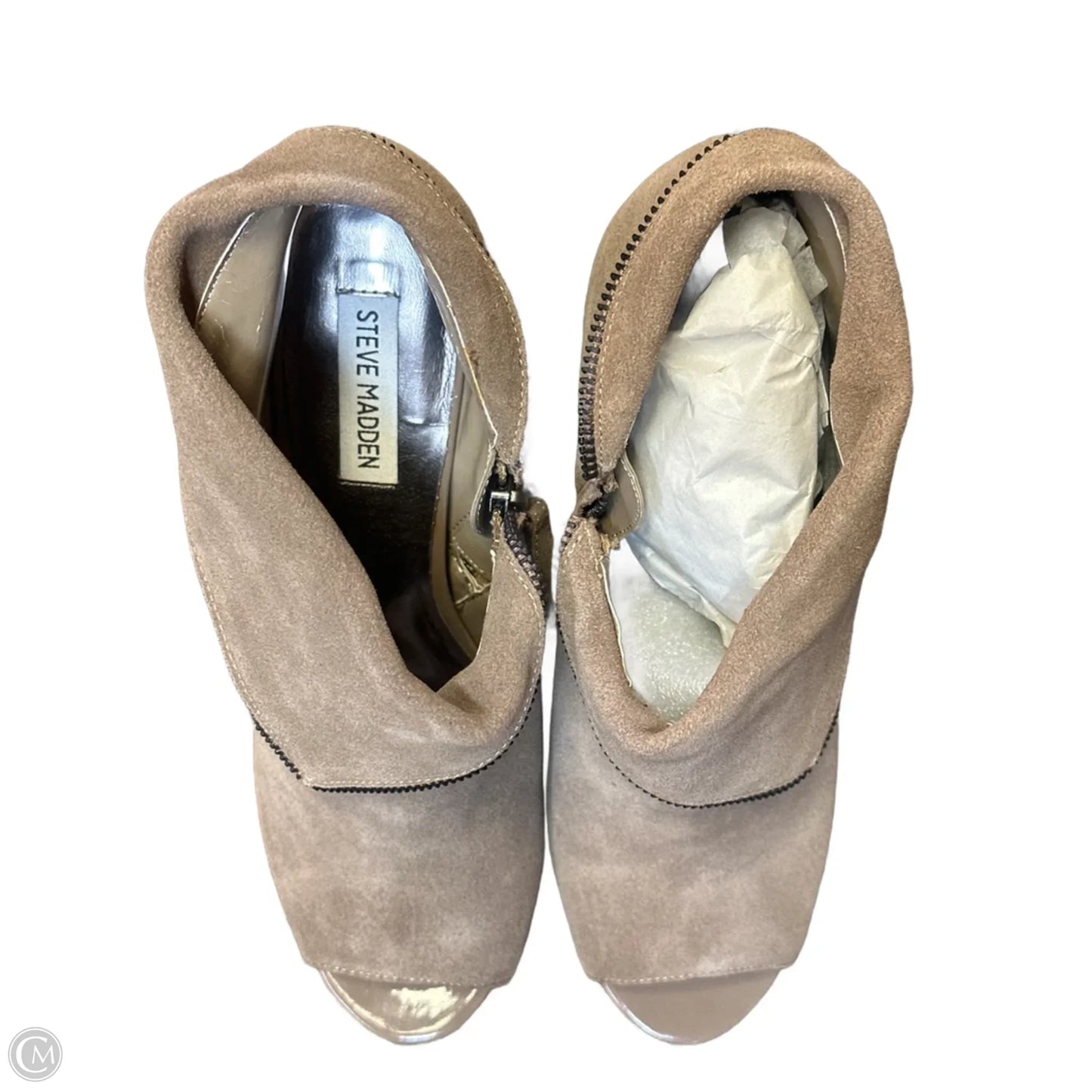 Shoes Heels Platform By Steve Madden In Taupe, Size: 11