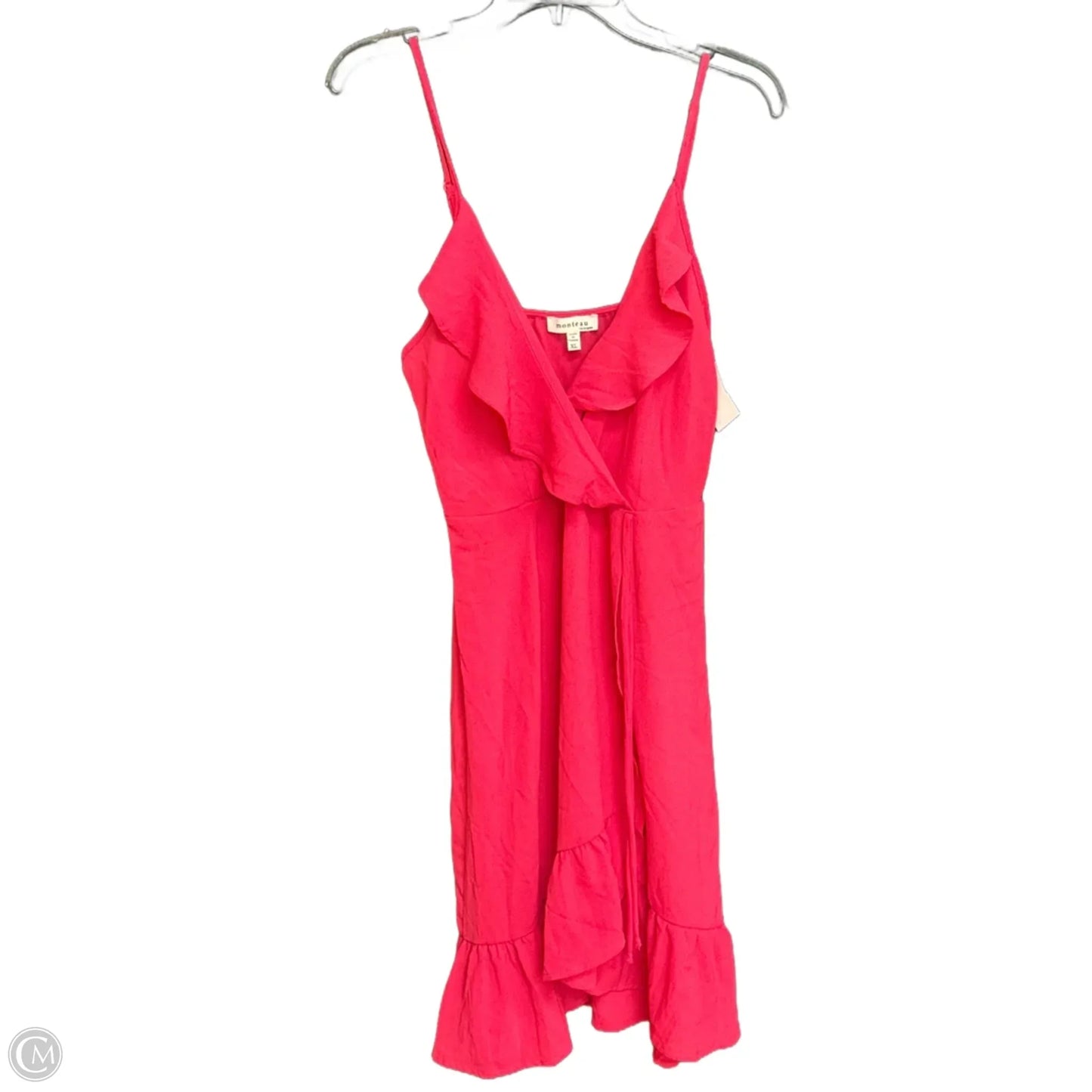 Dress Casual Midi By Monteau In Pink, Size: Xl