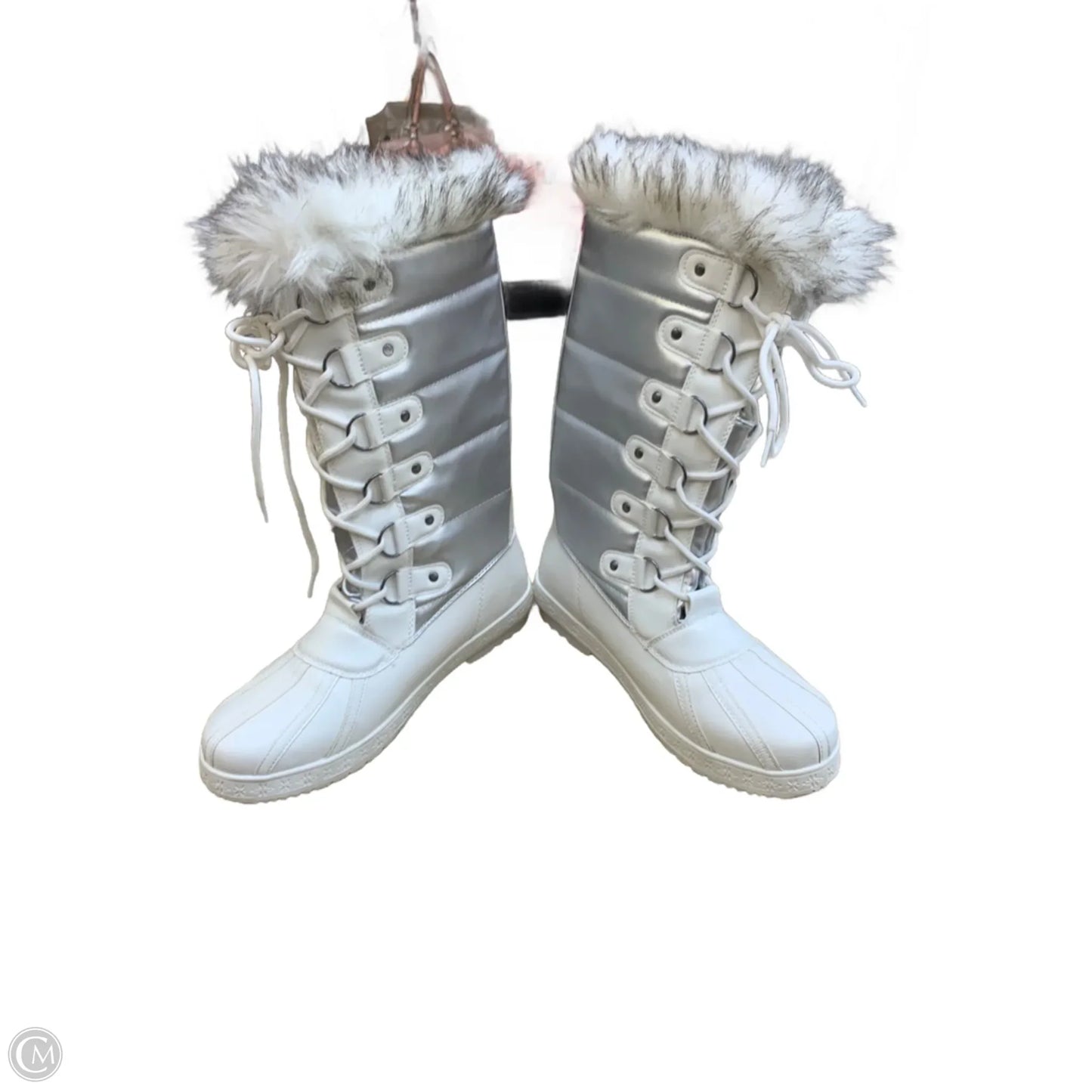 Boots Snow By Cmf In White, Size: 8.5