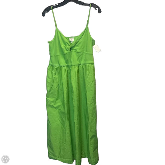 Dress Casual Midi By A New Day In Green, Size: L