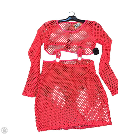 Swimwear Cover-up By Fashion Nova In Pink, Size: M