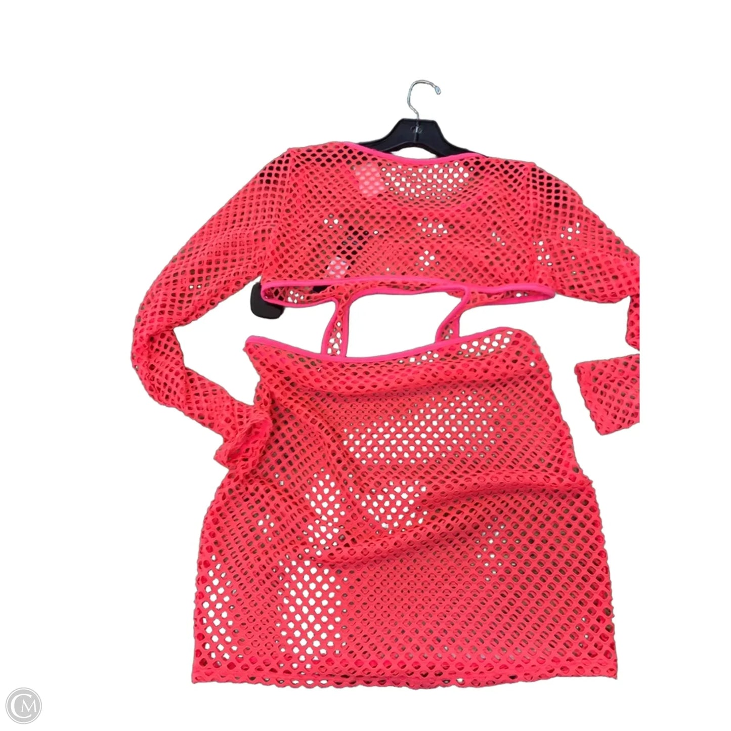 Swimwear Cover-up By Fashion Nova In Pink, Size: M