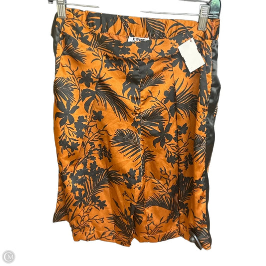 Shorts By Future Collective In Black & Orange, Size: Xxs