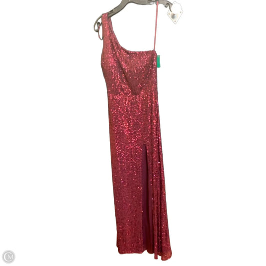 Dress Party Long By Cmf In Maroon, Size: L