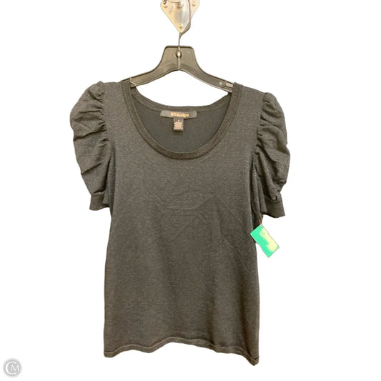 Blouse Short Sleeve By By Design In Black, Size: S